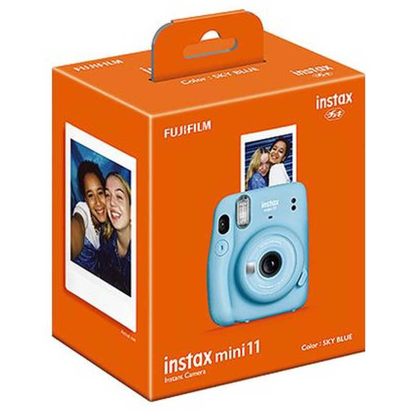 富士フイルム FUJIFILM インスタントカメラ 『チェキ』(スカイブルー) instax mini 11 の通販 | カテゴリ：カメラ・ビデオカメラ  | 富士フイルム FUJIFILM | instaxmini11ｽｶｲﾌﾞﾙｰ 家電通販のコジマネット - 全品代引き手数料無料