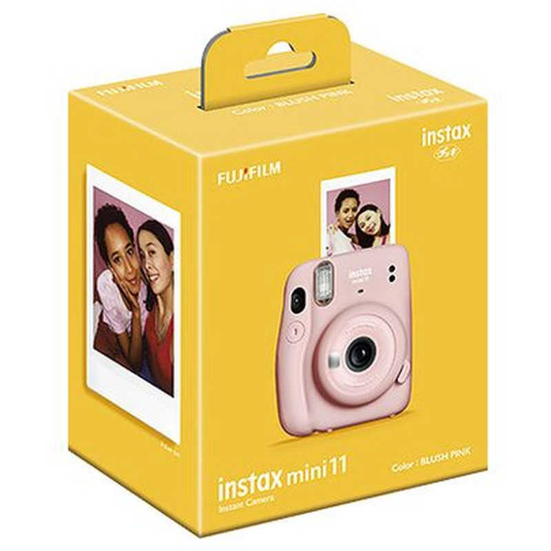 富士フイルム　FUJIFILM 富士フイルム　FUJIFILM チェキ instax mini 11  ブラッシュピンク INSTAXMINI11BLUSHPIN INSTAXMINI11BLUSHPIN