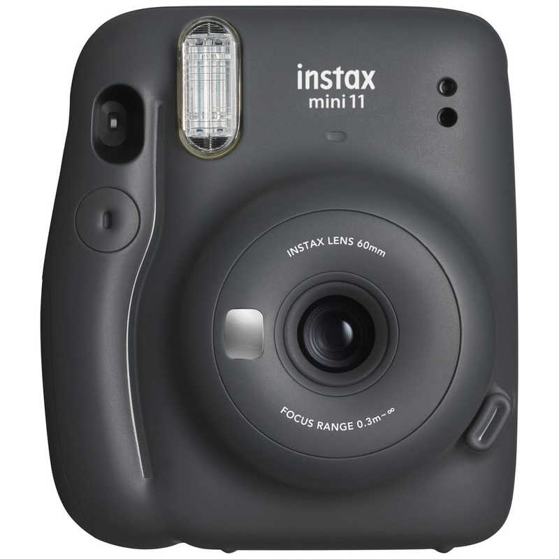 富士フイルム　FUJIFILM 富士フイルム　FUJIFILM 【アウトレット】チェキ instax mini 11  チャコールグレイ INSTAXMINI11CHARCOAL INSTAXMINI11CHARCOAL