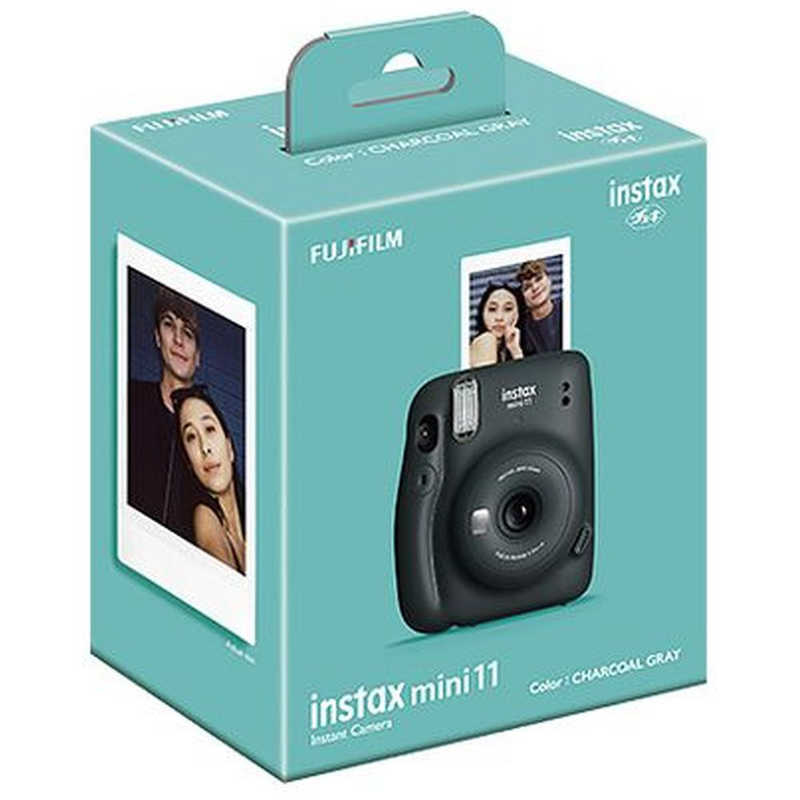 富士フイルム　FUJIFILM 富士フイルム　FUJIFILM 【アウトレット】チェキ instax mini 11  チャコールグレイ INSTAXMINI11CHARCOAL INSTAXMINI11CHARCOAL