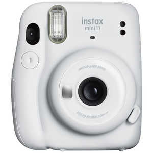  富士フイルム FUJIFILM instaxmini11アイスホワイト インスタントカメラ 『チェキ』 アイスホワイト INSTAXMINI11ICEWHITE