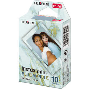 ٻΥե FUJIFILM  󥹥ȥե instax miniѥեBLUE MARBLE 1ѥå(10) ֥롼ޡ֥ INSTAXMINIBLUEMARBLE