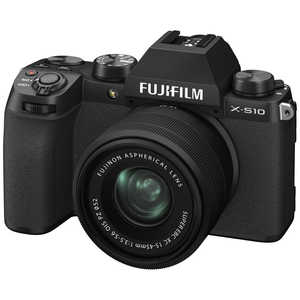 富士フイルム　FUJIFILM ミラーレス一眼カメラ(レンズキット)ブラック X-S10LK-1545