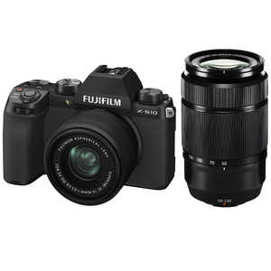 富士フイルム FUJIFILM ミラーレス一眼カメラ(ダブルズームレンズキット)ブラック FXS10LK15455023