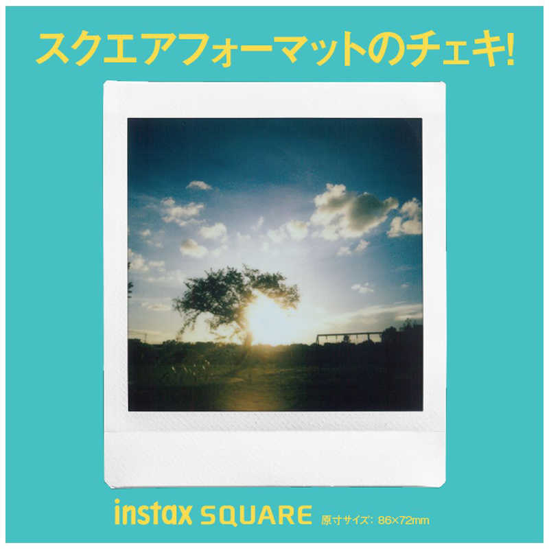 富士フイルム　FUJIFILM 富士フイルム　FUJIFILM チェキ instax SQUARE SQ1  グレイシャーブルー INSSQ1BLUE INSSQ1BLUE