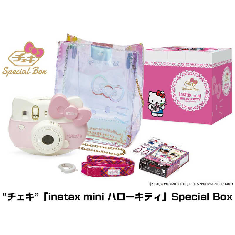 富士フイルム　FUJIFILM 富士フイルム　FUJIFILM チェキ instaxminiハローキティSpecialBox (ピンク) ピンク INSMINIKITｵｰﾛﾗBOX INSMINIKITｵｰﾛﾗBOX