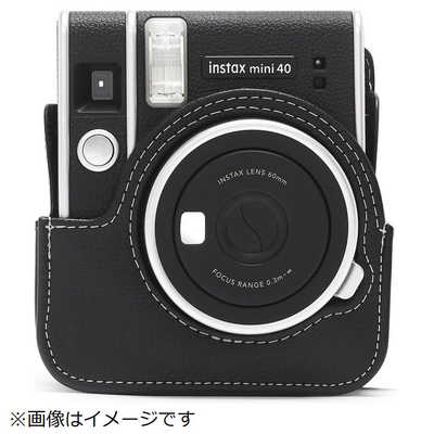 富士フイルム FUJIFILM チェキ mini40用カメラケース ブラック 