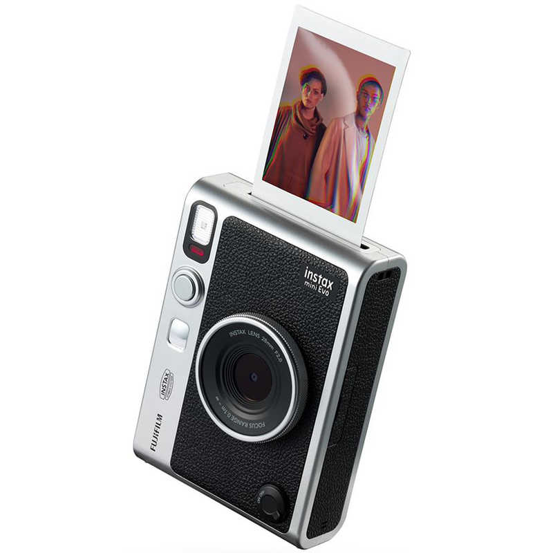 富士フイルム FUJIFILM ハイブリットインスタントカメラ｢チェキ｣instax mini Evo INSMINIEVOBLACK の通販 |  カテゴリ：カメラ・ビデオカメラ | 富士フイルム FUJIFILM 家電通販のコジマネット - 全品代引き手数料無料