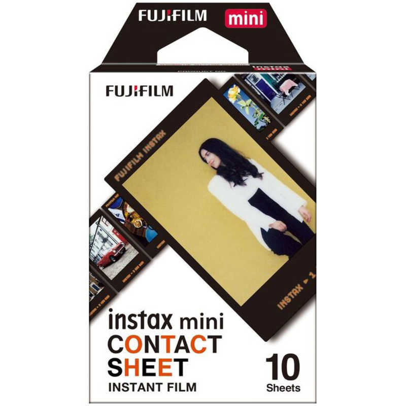 富士フイルム　FUJIFILM 富士フイルム　FUJIFILM チェキ インスタントフィルム instax mini用フィルム｢CONTACT SHEET｣ 1パック(10枚入) コンタクトシート [10枚 /1パック] INSTAXMINICONTACTWW INSTAXMINICONTACTWW