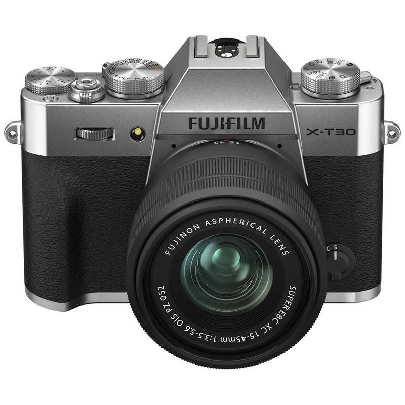 富士フイルム　FUJIFILM 富士フイルム　FUJIFILM ミラーレス一眼カメラ XC15-45mmレンズキット (ズームレンズ) シルバー FX-T30IILK-1545-S FX-T30IILK-1545-S