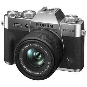 富士フイルム　FUJIFILM ミラーレス一眼カメラ XC15-45mmレンズキット シルバー [ズームレンズ] FX-T30IILK-1545-S