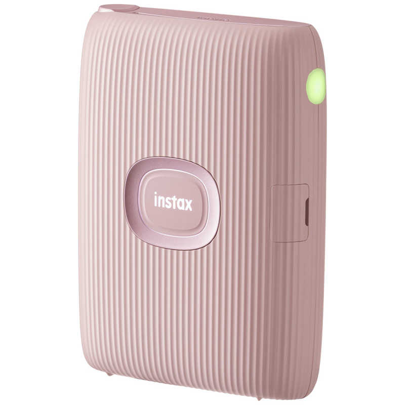 富士フイルム　FUJIFILM 富士フイルム　FUJIFILM チェキ用プリンター instax mini Link 2 ソフトピンク INSMINILINK2SPIN INSMINILINK2SPIN