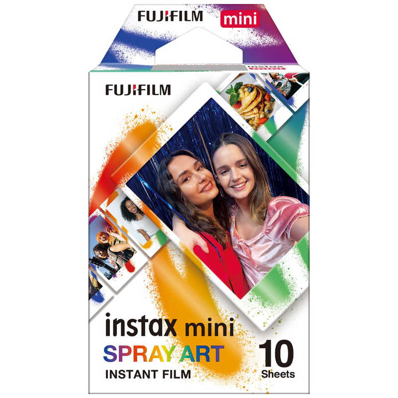 富士フイルム　FUJIFILM 富士フイルム　FUJIFILM チェキ インスタントフィルム カラー instax mini SPRAY ART(スプレーアート ) [10枚 /1パック] INSTAXMINISPRAYAR INSTAXMINISPRAYAR