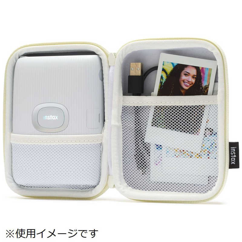 富士フイルム　FUJIFILM 富士フイルム　FUJIFILM チェキ instax mini Link2 プリンターケース ホワイト INSMINILINK2CASEW INSMINILINK2CASEW