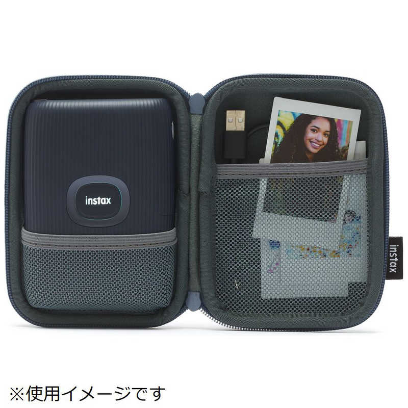 富士フイルム　FUJIFILM 富士フイルム　FUJIFILM チェキ instax mini Link2 プリンターケース ブルー INSMINILINK2CASEB INSMINILINK2CASEB