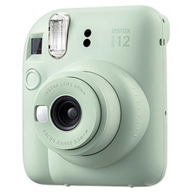 富士フイルム　FUJIFILM 富士フイルム　FUJIFILM インスタントカメラ『チェキ』 INSTAX mini 12 ミントグリーン INSMINI12GREEN INSMINI12GREEN