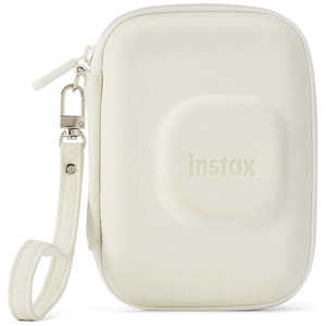 富士フイルム　FUJIFILM インスタントカメラ チェキ instax mini LiPlayカメラケース ホワイト INSMINILIPLAYCASEW