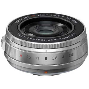�x�m�t�C���� FUJIFILM �J���������Y XF23mmF2.8R WR FUJINON(�t�W�m��)�V���o�[�mFUJIFILM X / �P�œ_�����Y�n FXF23MMF2.8RWRS