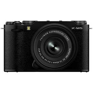 富士フイルム　FUJIFILM ミラーレス一眼カメラ ブラック F X-M5LK-1545-B JP［ズームレンズ］ X-M5-1545-B