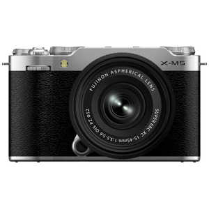 富士フイルム　FUJIFILM X-M5 XC15-45mmレンズキット ミラーレス一眼カメラ シルバー [ズームレンズ] X-M5-1545-S
