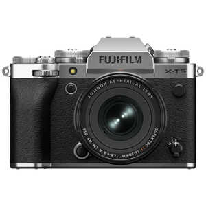 富士フイルム FUJIFILM X-T5LK XF16-50mmレンズキット シルバー 日英2か国語モデル ミラーレス一眼 ［ズームレンズ］ FX-T5LK-1650-SJP