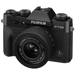 富士フイルム FUJIFILM X-T30 III XC13-33mmレンズキット 日英2か国語モデル ミラーレス一眼カメラ ブラック [ズームレンズ] FX-T30III-LK1333BK