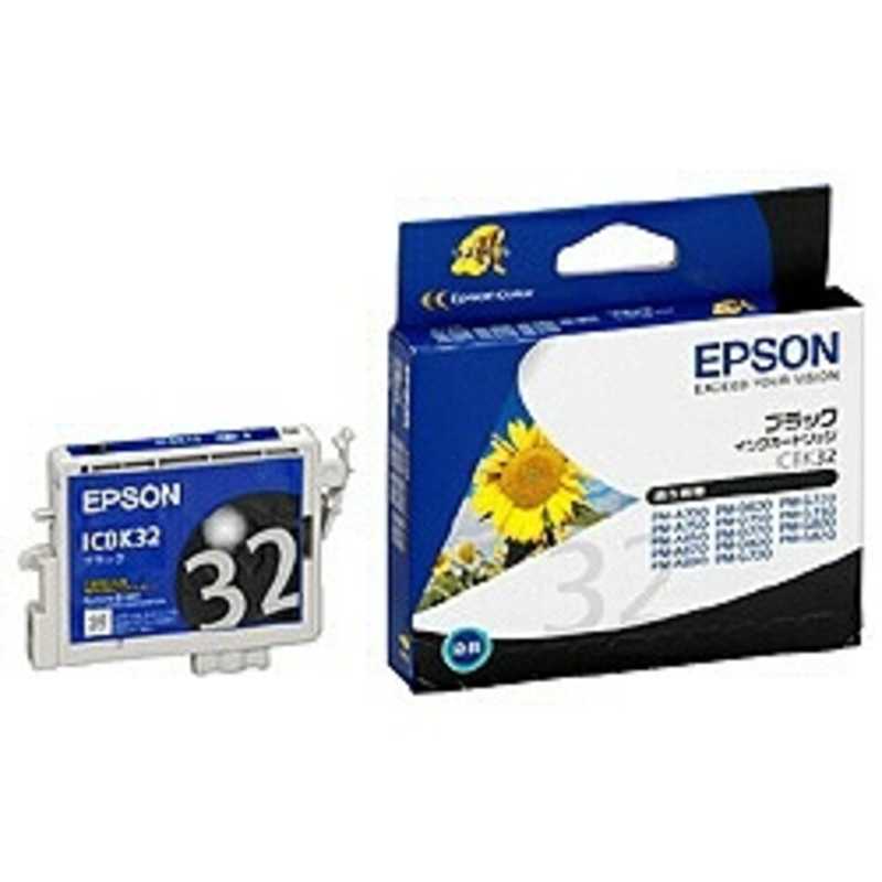 エプソン　EPSON エプソン　EPSON インクカートリッジ ICBK32 ICBK32