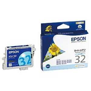 エプソン EPSON インクカートリッジ ライトシアン ICLC32
