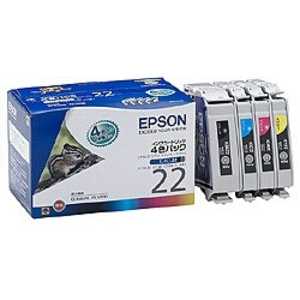 エプソン　EPSON 純正プリンターインク　4色パック IC4CL22