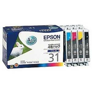 ＜コジマ＞ エプソン EPSON インクカートリッジ 4色パック IC4CL31
