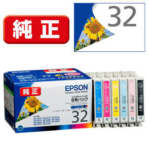 エプソン　EPSON インクカｰトリッジ IC6CL32