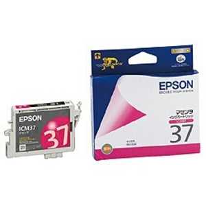 エプソン EPSON インクカートリッジ マゼンタ ICM37