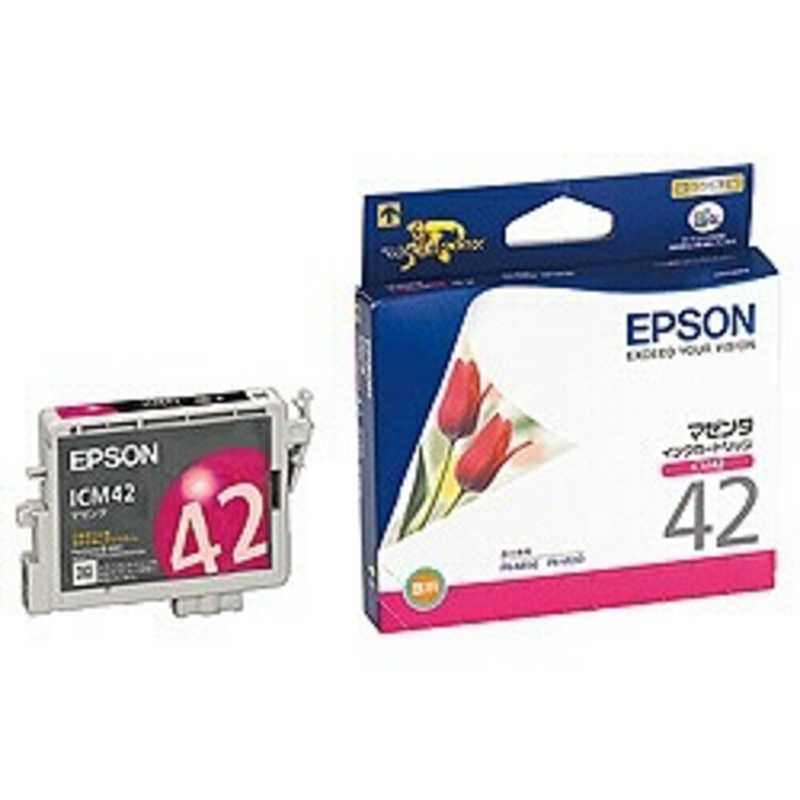 エプソン　EPSON エプソン　EPSON インクカートリッジ ICM42 ICM42
