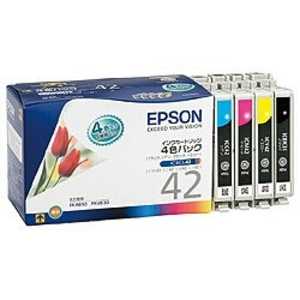 ＜コジマ＞ エプソン EPSON インクカートリッジ IC4CL42
