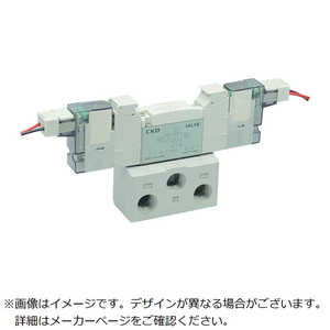 CKDパイロット式5ポート弁ベース配管 4GB120R-06-E2-3