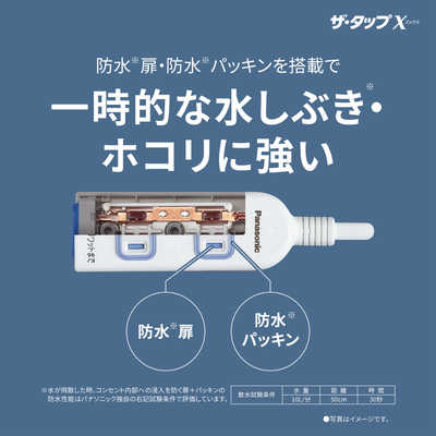 パナソニック Panasonic ザ・タップX 3個口 ｢3.0m｣ WHA2533WKP