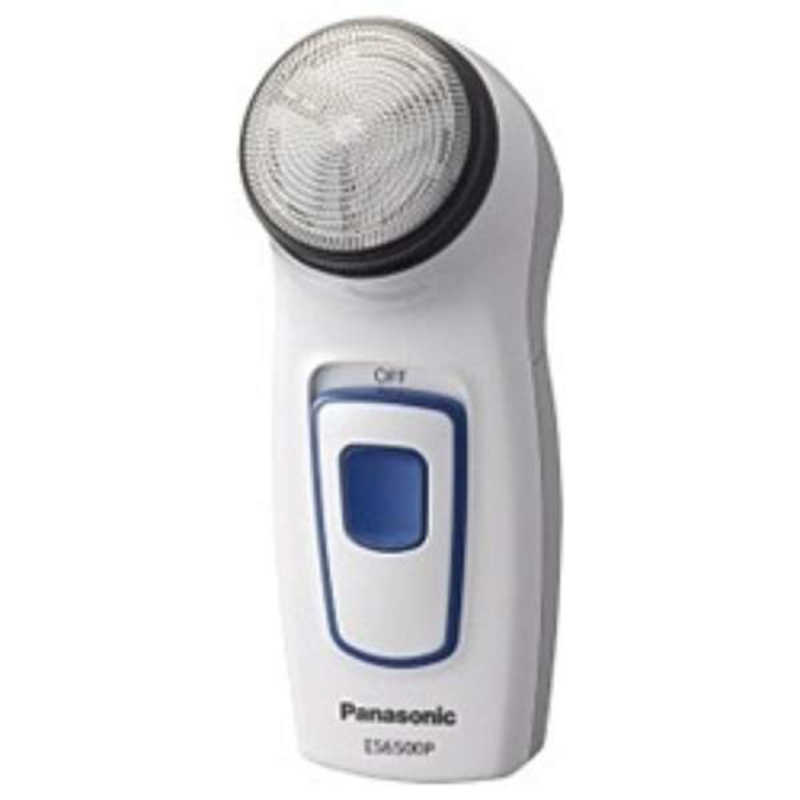 パナソニック　Panasonic パナソニック　Panasonic 電気シェーバー スピンネット ［回転刃 /乾電池式］ ES6500P‐W (ホワイト) ES6500P‐W (ホワイト)