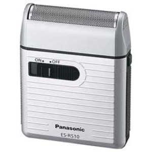 パナソニック　Panasonic 電気シェーバー［1枚刃 /乾電池式］ シルバー調 ES-RS10-S