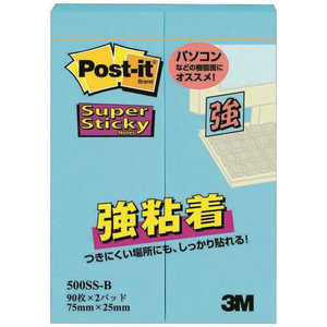 3Mジャパン ポスト・イット 強粘着ふせん エレクトリックブルー 500SSB 3Mジャパン ポスト・イット 強粘着ふせん エレクトリックブルー 500SSB