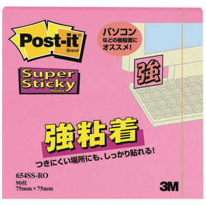 3Mジャパン ポスト・イット 強粘着ノート ローズ 654SSRO 3Mジャパン ポスト・イット 強粘着ノート ローズ 654SSRO