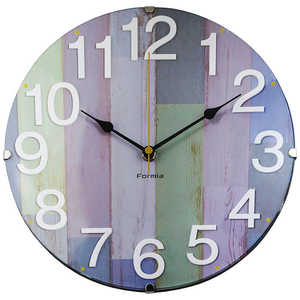 フォルミア 【アウトレット】掛け時計 Formia(フォルミア) ブルー HIC-001BU