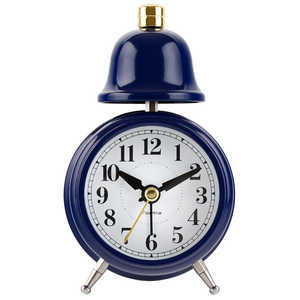保土ヶ谷電子販売 アナログ目覚まし時計 フォルミア FORMIA(フォルミア) ブルー HT-A014T-NV