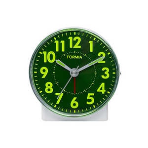 フォルミア 連続秒針 目覚まし時計 ［アナログ］ パールホワイト HT-A044W-WH