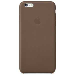 アップル 【純正】 iPhone 6 Plus用　レザーケース　オリーブブラウン　MGQR2FE/A MGQR2FEA