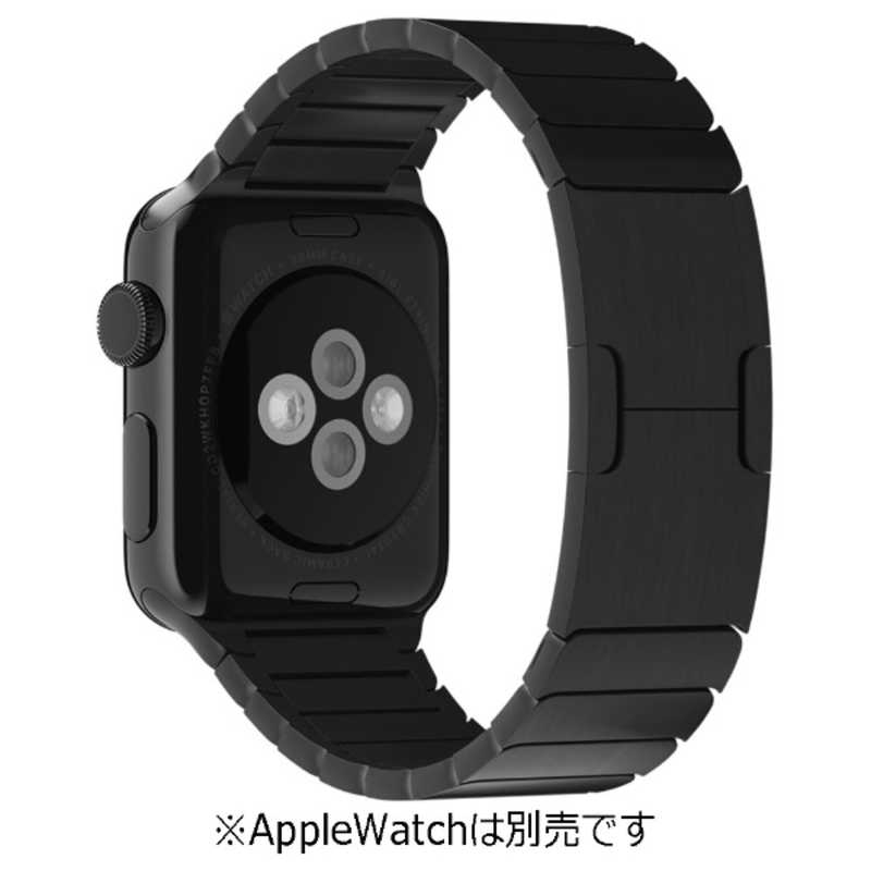 アップル アップル Apple Watch 38mm 用交換バンド スペースブラックリンクブレスレット　MJ5H2FE/A MJ5H2FEA MJ5H2FEA