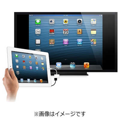 アップル ｢純正｣iPad/mini/iPhone/iPod対応AVアダプタ MD826AMA の通販 ...