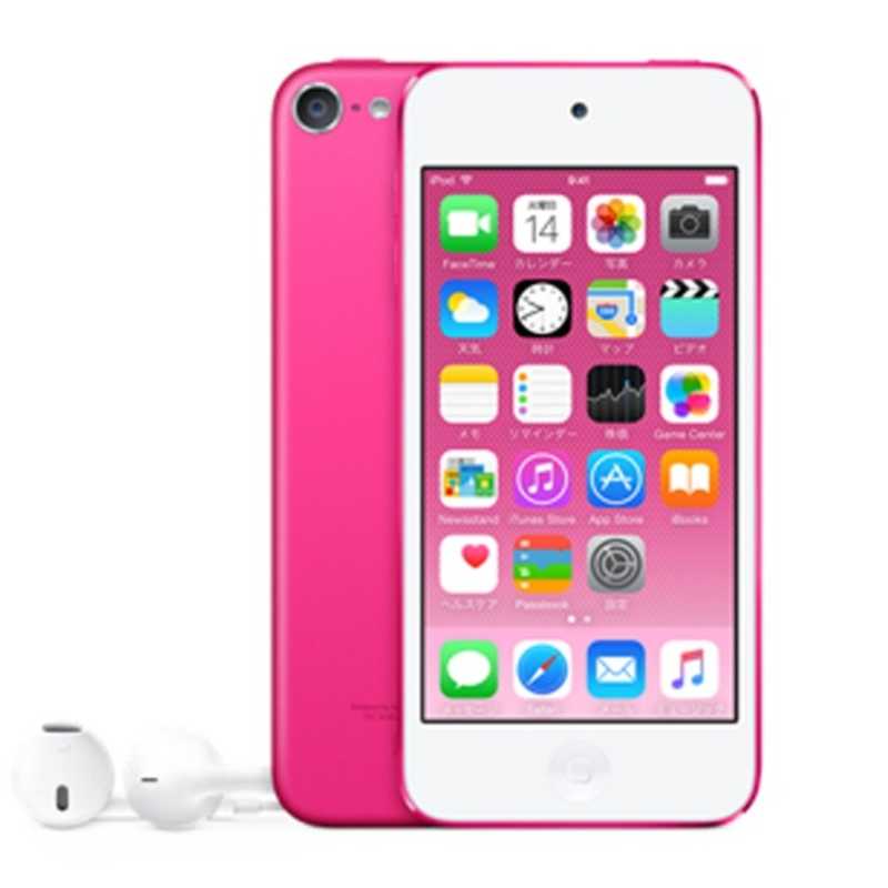 アップル アップル iPod　touch　【第6世代　2015年モデル】　64GB　ピンク　MKGW2J/A IPODTOUCH64GBﾋﾟﾝｸ IPODTOUCH64GBﾋﾟﾝｸ