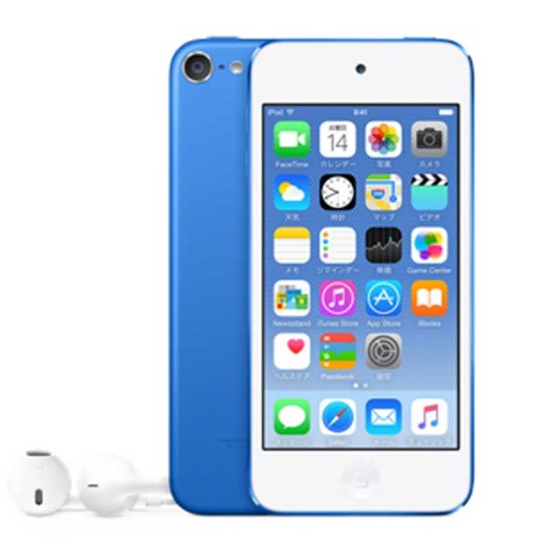 アップル アップル iPod　touch　【第6世代　2015年モデル】　64GB　ブルー　MKHE2J/A IPODTOUCH64GBﾌﾞﾙｰ IPODTOUCH64GBﾌﾞﾙｰ