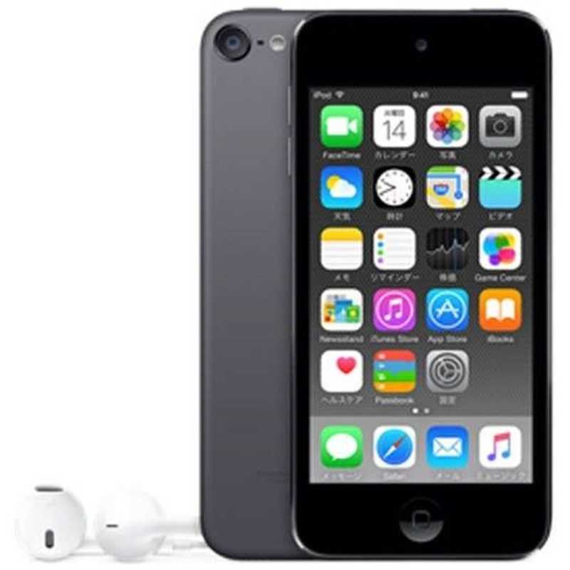 アップル アップル iPod touch 【第6世代 2015年モデル】 128GB スペースグレイ MKWU2J/A MKWU2J/A