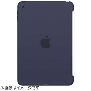 アップル 【純正】 iPad mini 4用 シリコンケース ミッドナイトブルー MKLM2FEA